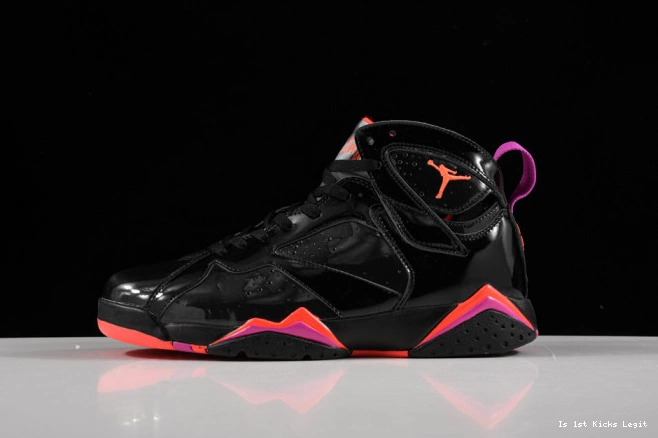 Jordan 7 Air Black Patent Retro 313358-006 0608